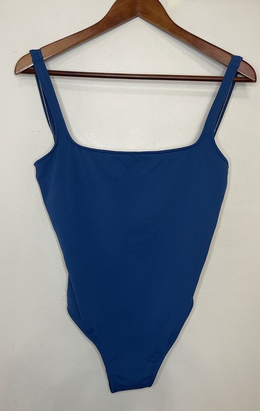 Ralph Lauren Women's 10 Blue One Piece Swimsuit